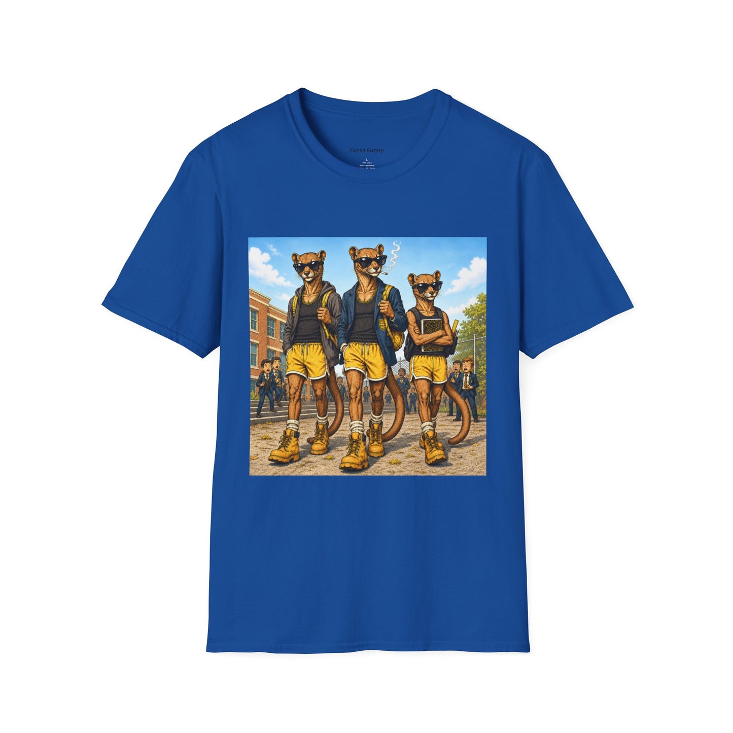 Fossa Schoolboys T-Shirt — Funny Show-Off Student Graphic Tee